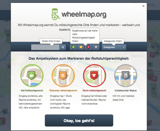 Wheelmapping in Halle