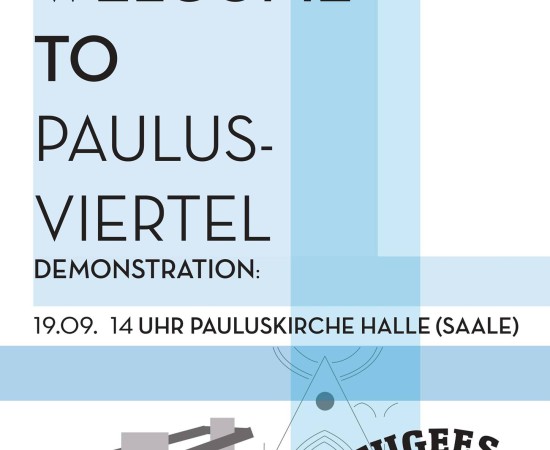 „Refugees Welcome to Paulusviertel“ – Demonstration am 19.09.