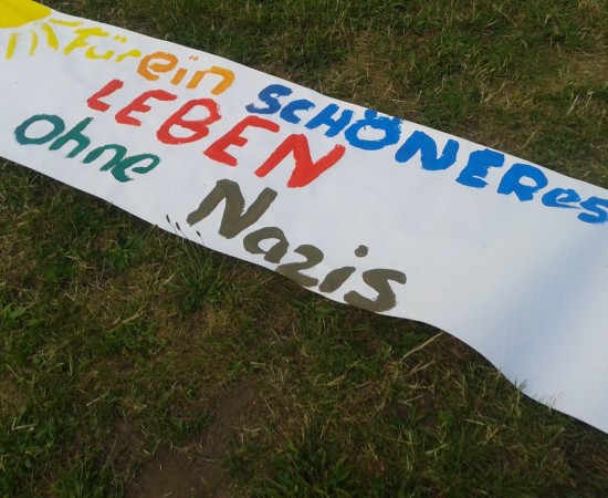 Nazis stoppen – Asyl ist Menschenrecht! Demonstration in Halle Neustadt